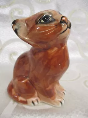 Vintage 1978 Seymour Mann Orange Tabby Cat Kitten Figurine Looking Up • $14.99