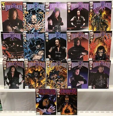 Chaos Comics WWF Undertaker Run Lot 0-10 Plus Specials Variants Missing #2 FN • £52.07