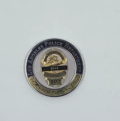 LAPD 207 Police Unity Tour 2018  In Memory Of Our Fallen Officers Challenge Coin • $23.50