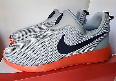 Running Men Nike Trainers Size US 11.5 Rosherun Slip On Grey 644432 002  New NIB • $64.90