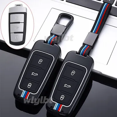 For Volkswagen VW Passat B6 CC Car Remote Key Fob Case Cover Keychain Holder Bag • $37