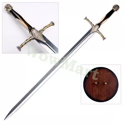 Game Of Thrones 51'' Jaime Lannister's Sword Replica & Wood Display Plaque #5987 • $199.95