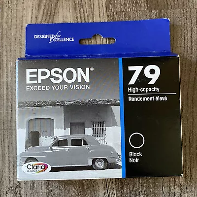 New Genuine Epson 79 High Capacity Black Ink Cartridge Exp 03/2019. • $15.99