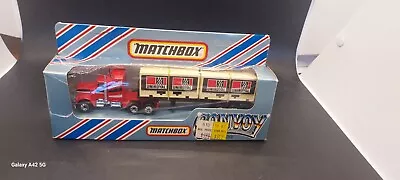 MATCHBOX CONVOY CY-3 PETERBILT DOUBLE CONTAINER TRUCK IN Box • $10