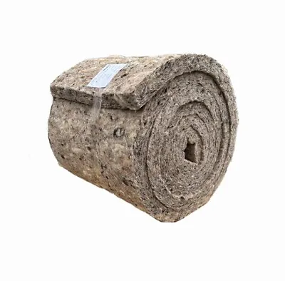 Thermal Loft Insulation Roll Natural Fibre Itch Free ECO Construction Breathable • £32