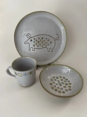 Vtg Rare Martz Marshall Pottery 3-Piece Set • $124