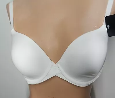 Maidenform 36B White Full Cover Padded Underwire Bra 15763 T-Back Conversion  • $16.99