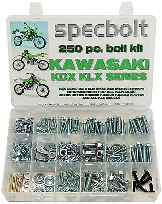 Bolt Kit Kawasaki KDX175 KDX200 KDX220 KDX225 KDX250 KLX KLR110 • $101.15