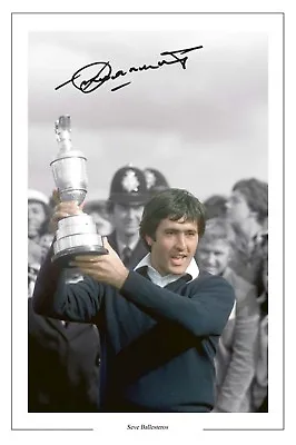 £6.90 • Buy Seve Ballesteros Golf Autograph Signed Photo Print 