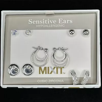 MIXIT - Sensitive Ears Hypoallergenic Cubic Zirconia Earrings • $12.99