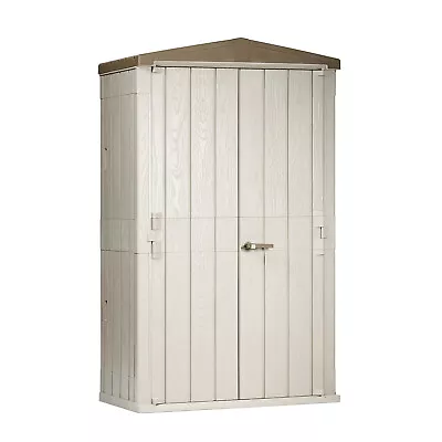 Toomax Lockable Outdoor Garden Plastic Vertical Storage Shed Cabinet 76 Cu Ft.  • $420.99