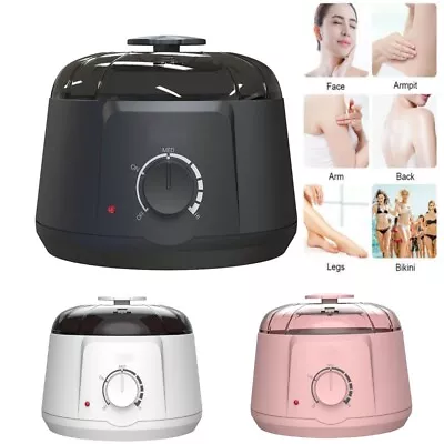 Electric Wax Heater Pot Machine Depilatory Home Waxing Warmer Hair Removal 100W • $23.99