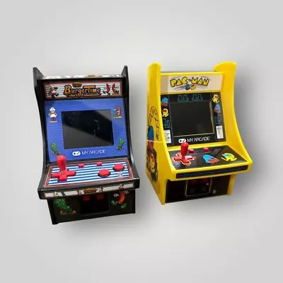 My Arcade Burgertime Retro And Pac-Man Micro Player Mini Arcade Machine • $45