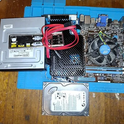 LOT XP ASUS H61 LGA1155 Ivy Bridge Intel Core I5 3470T DDR3 MATX PCI NVidia HD • $80