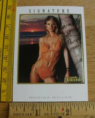 Marisa Miller Signature Card 2005 Swimsuit Sports Illustrated Unsigned SEXY NM • $22.95