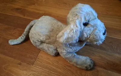 Large Vintage Dog Teddy Bear Scottie Westie Terrier Soft Toy Life Size • £50