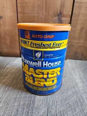 Vintage Maxwell House Master Blend 13 Oz. Coffee Can. Empty. • $15