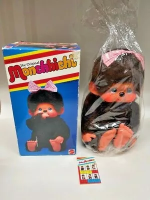 Vintage The Original Monchhichi 18  Girl Doll W/ Box Sekiguchi RARE Monchichi • $499.95