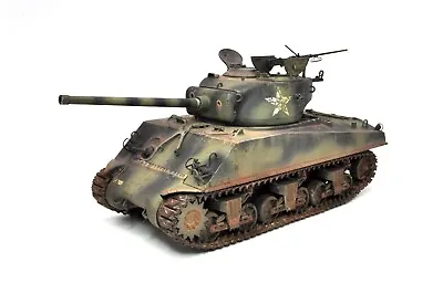 £200 • Buy Pro-Built Asuka Sherman US M4A3 (76)W 761  Black Panthers  1:32 1/32 Scale Model