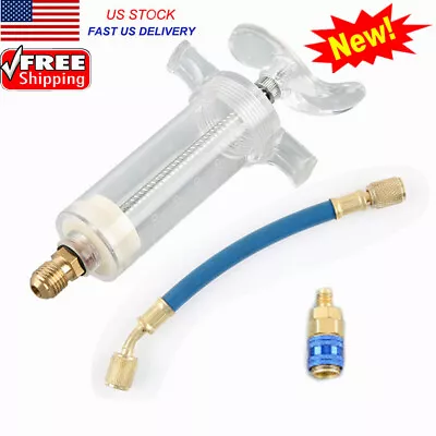 ✅  Auto 1Oz-R134A/R12/R22 A/C Air Conditioning Oil Injector Dye Injection Tool • $15.09