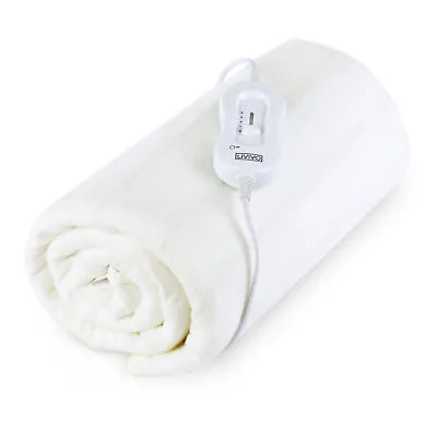 Electric Blanket Heated Under Blanket Cosy Over Throw Warmer Single Double King • £23.94