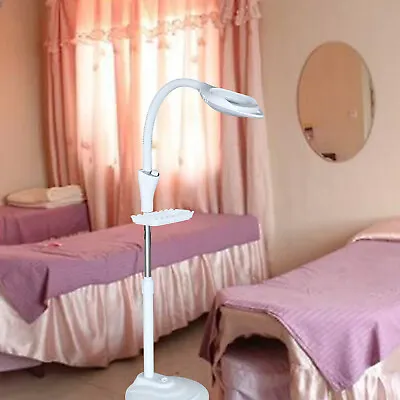 Pro LED 16x Diopter Magnifying Glass Flexible Adjustable Floor Lamp Magnifier • $42.75