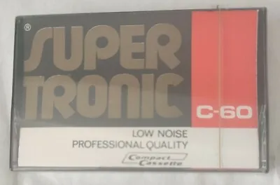 SUPERTRONIC C-60 Cassette Tape Brand New (Sealed) • £9.89