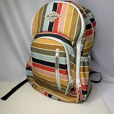 Billabong Roadie Serape Backpack School Laptop Compartment • $29.99