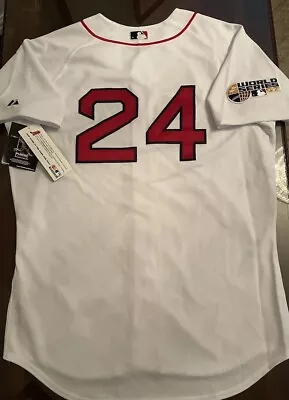 New 2007 WS Manny Ramirez #24 Boston Red Sox Authentic On-Field Jersey 48/XL NWT • $249.99