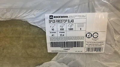 Rockwool SP120 FireStop Slab • £200