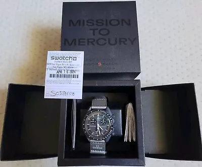 NIB Omega X Swatch Bioceramic Moonswatch Mission To Mercury • $369.99