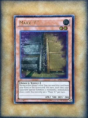 Yugioh Maxx “C” AP04-EN002 Ultimate Rare LP • $399.99