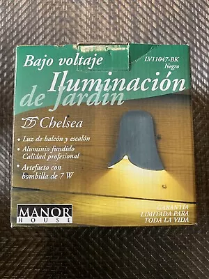 Manor House Low Voltage Garden Lighting Black Deck Stair Light • $24