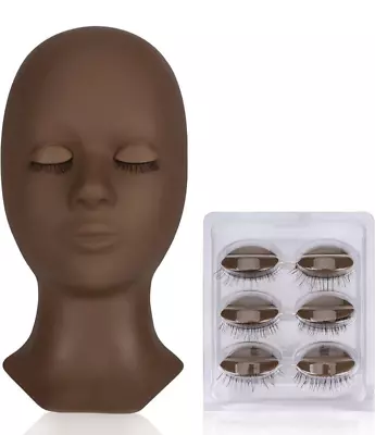 Eyelash Extension Training Head Silicone Lash Mannequin Cosmetology • $14