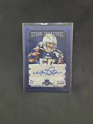 Manti Te'o 2015 Gridiron Kings Studio Signatures Blue Boarder Ssp /5... • $0.99