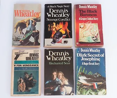 £10.85 • Buy Dennis Wheatley X6 Retro Vintage Paperback Job Lot