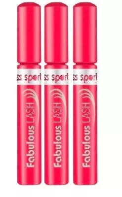 3 X Miss Sporty Fabulous Lash Mascara | Black 001 | RRP £15 • £9.99