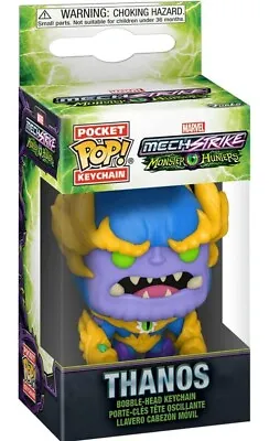 Funko Pocket Pop Keychain 61520 Marvel Monster Hunters Thanos Keychain Keyring • £9.99