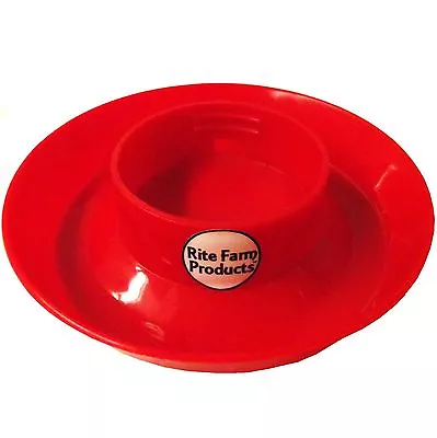 Red Rite Farm Products Waterer Base For Poly/glass Quart Jar Poultry Chicken • $6.19