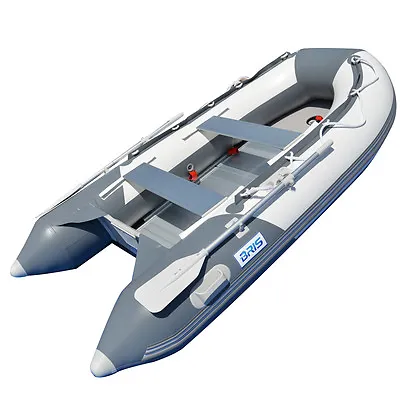 3.0M Inflatable Boat Inflatable Dinghy Yacht Tender Raft With Aluminum Floor  • $949