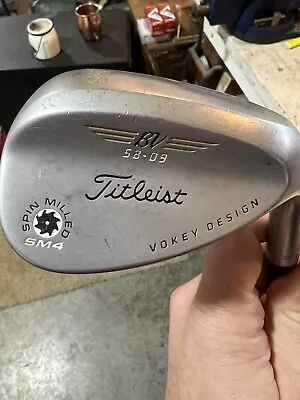 Used Titleist Vokey Design SM4 58* 09 Wedge Flex Steel • $25