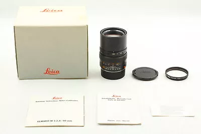 [Top MINT In Box] Leica Elmarit M 90mm F/2.8 E46 Black Lens M Mount From JAPAN • $999.99