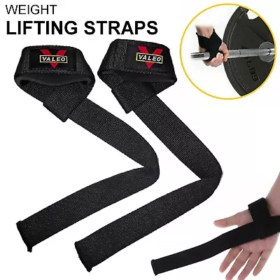 Weight Lifting Gym Muscle Training Wrist Support Straps Wraps Bodybuilding • $15.49