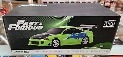 Greenlight Artisan Fast & Furious Brian's 1995 Mitsubishi Eclipse 1/18 • $500