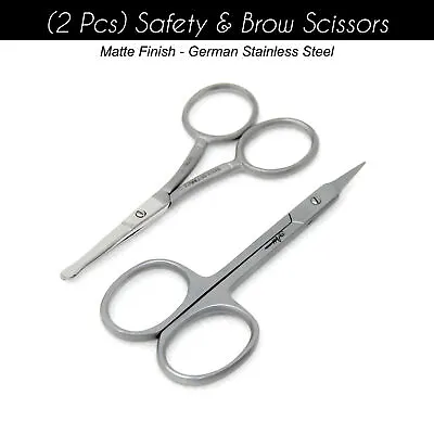 Facial Hair Small Grooming Scissors For Men Women - Eyebrow Nose Hair Mustache • $6.97