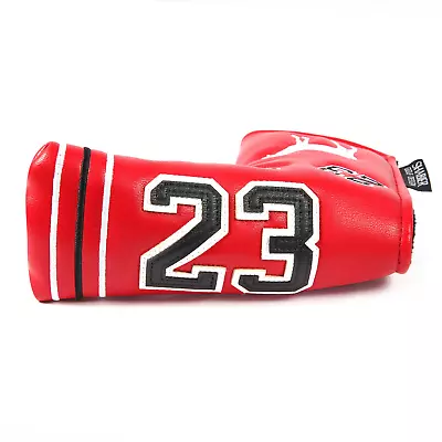 New Putter Headcover Michael Jordan GOAT #23 Blade Putter Headcover Chicago Bull • $25.99