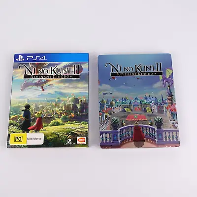 Playstation 4 PS4 - Ni No Kuni 2 Revenant Kingdom Special Edition SteelBook AUS • $29