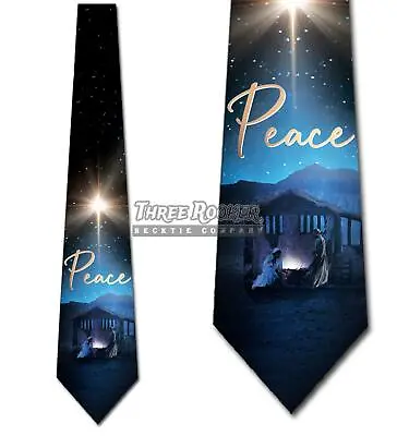 $18.75 • Buy Nativity Ties Mens Christmas Neckties Religious Tie