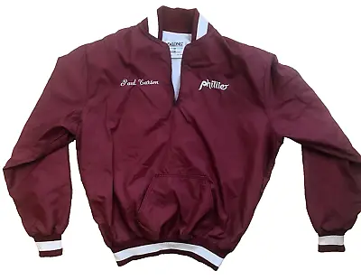 1989 Martinsville (Philadelphia) Phillies Pull Over Lined Jacket Official Team • $34.95