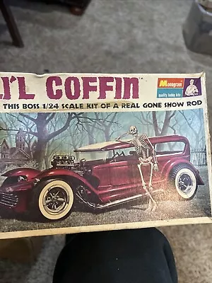 1970 Monogram ~ Li'L Coffin ~ Dig This Boss 1/24 Scale Car Model Kit • $23.50